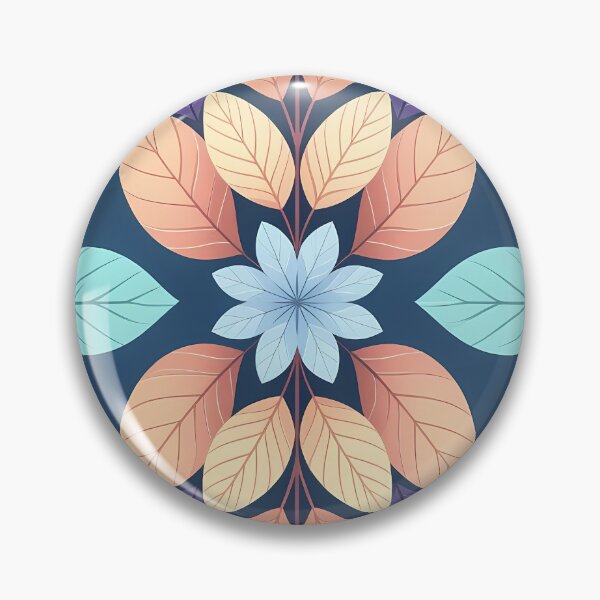 Item preview, Colorful, Flowers & Leaves, Abstract Artistic Stylize, Symmetrical Repeated Texture Pattern (image size 8320x12480) designed and sold by Digital-Davinci.