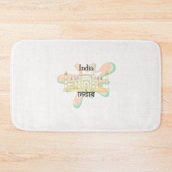 Item preview, Hand-Drawn Taj Mahal Art | Ancient India Script Design | Unique Travel Gift designed and sold by Soft Strength Studio.