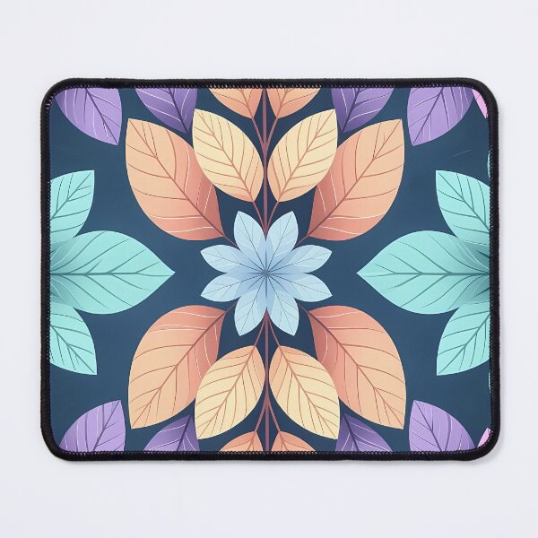 Item preview, Colorful, Flowers & Leaves, Abstract Artistic Stylize, Symmetrical Repeated Texture Pattern (image size 8320x12480) designed and sold by Digital-Davinci.