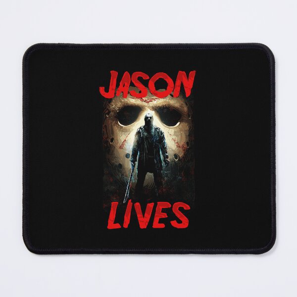 Item preview, Jason Voorhees Lives Horror Mask Slasher Poster designed and sold by Minecrafttt34.
