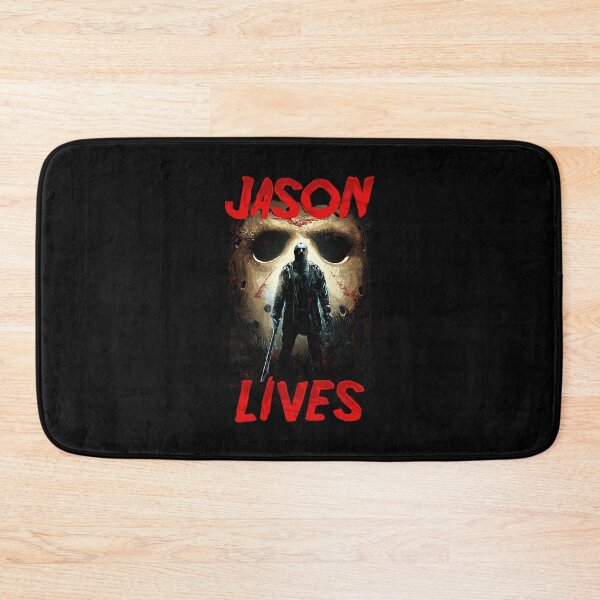 Item preview, Jason Voorhees Lives Horror Mask Slasher Poster designed and sold by Minecrafttt34.