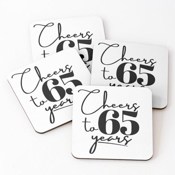 Item preview, Cheers to 65 Years | 65th Birthday Celebration Gift designed and sold by highflycrafts.