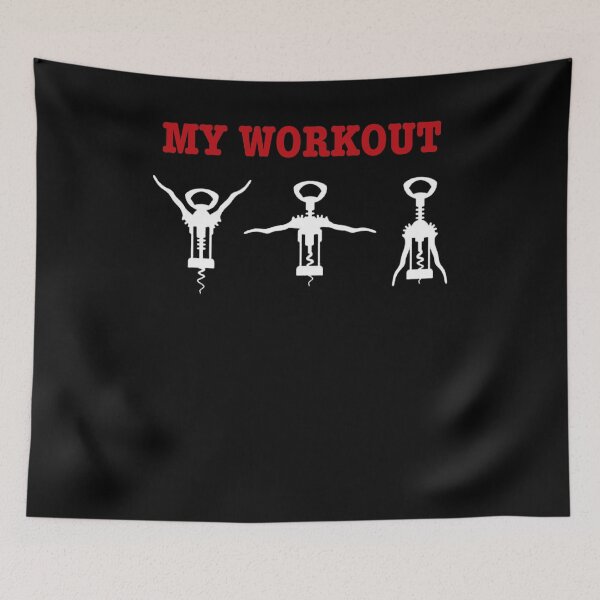 Item preview, Wine Gift My Workout designed and sold by shoppzee.