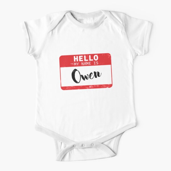 Im Brodie Personalized Name Baby Romper Mashed Clothing Hello World