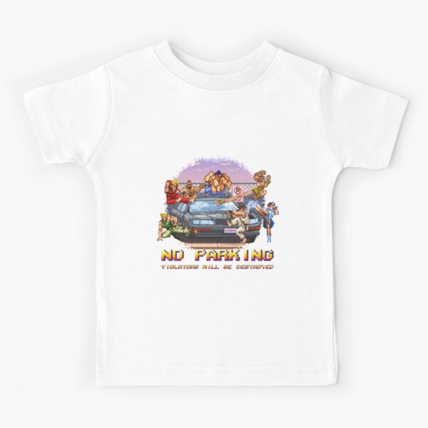No Parking Violators will be Destroyed Kids T-Shirt
