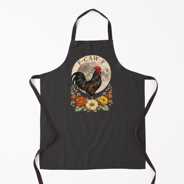 Item preview, F-CAW-F Rooster Chicken Boho Flowers Cottagecore Vintage designed and sold by SunfullyYours.