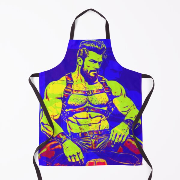 Item preview, Gay Leather Pop Art Gay Leather Bar Daddy San Francisco Gay Pride Graphic Design designed and sold by ItsAKinkThing.
