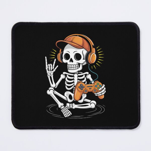 Item preview, Halloween Skeleton Gamer Video Gaming designed and sold by brynatshop.