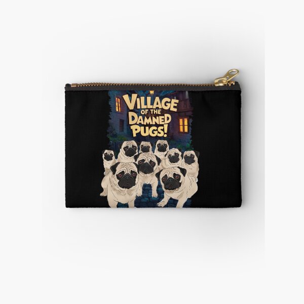 Item preview, Village of the damned Pugs Halloween designed and sold by CoolCrazyQuirky.