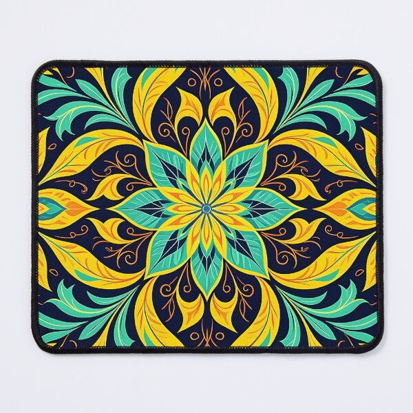 Item preview, Colorful, Flowers & Leaves, Abstract Artistic Stylize, Symmetrical Repeated Texture Pattern (image size 8320x12480) designed and sold by Digital-Davinci.