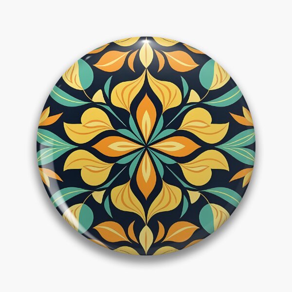 Item preview, Colorful, Flowers & Leaves, Abstract Artistic Stylize, Symmetrical Repeated Texture Pattern (image size 8320x12480) designed and sold by Digital-Davinci.