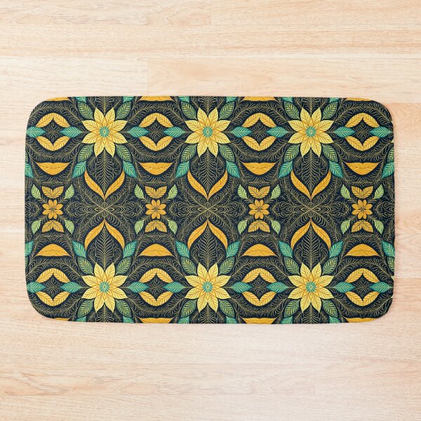 Item preview, Colorful, Flowers & Leaves, Abstract Artistic Stylize, Symmetrical Repeated Texture Pattern (image size 8320x12480) designed and sold by Digital-Davinci.
