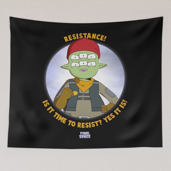 Item preview, Final Space - Tribore Menendez Resistance Leader designed and sold by LoganJepson.