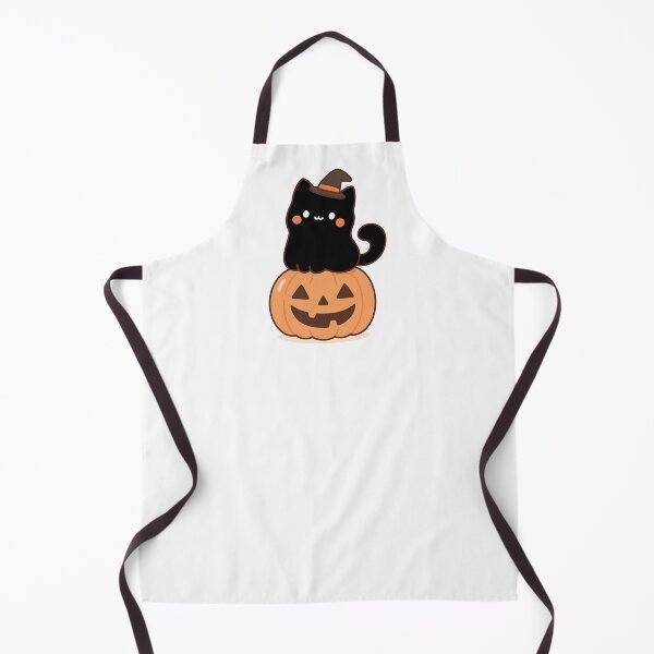 Item preview, Kawaii Black Cat with Halloween Pumpkin designed and sold by NeoLab Society.