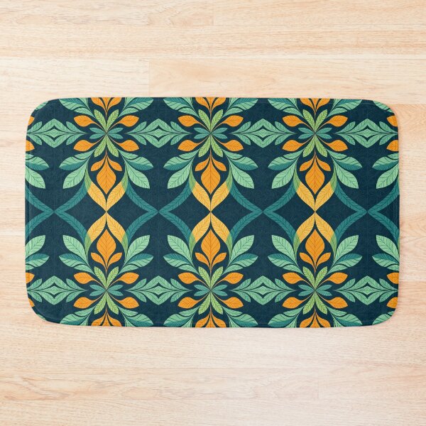 Item preview, Colorful, Flowers & Leaves, Abstract Artistic Stylize, Symmetrical Repeated Texture Pattern (image size 8320x12480) designed and sold by Digital-Davinci.