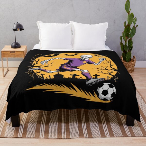 Item preview, Soccer Skeleton Halloween Football Spooky Boys Soccer Player designed and sold by brynatshop.