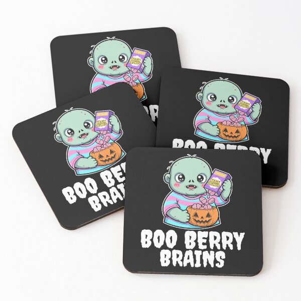 Item preview, BOO BERRY BRAINS - ZOMBIE HALLOWEEN designed and sold by KEF Custom.