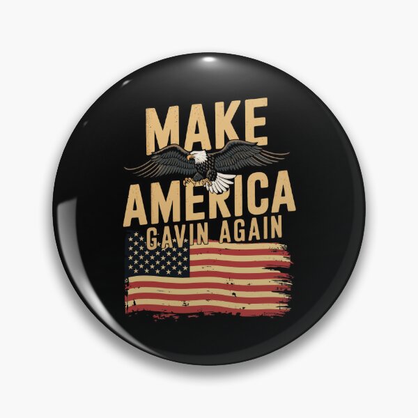 Item preview, Make America Gavin Again - Eagle Us Flag  designed and sold by GTOxyz117.