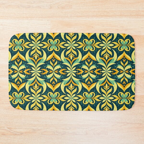 Item preview, Colorful, Flowers & Leaves, Abstract Artistic Stylize, Symmetrical Repeated Texture Pattern (image size 8320x12480) designed and sold by Digital-Davinci.