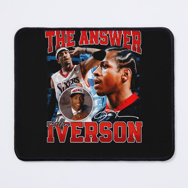 Item preview, Allen-Iverson-The-Answer-Basketball-Signature-Vintage-Retro-80S-90S-Bootleg-Rap-Style designed and sold by letuneur.