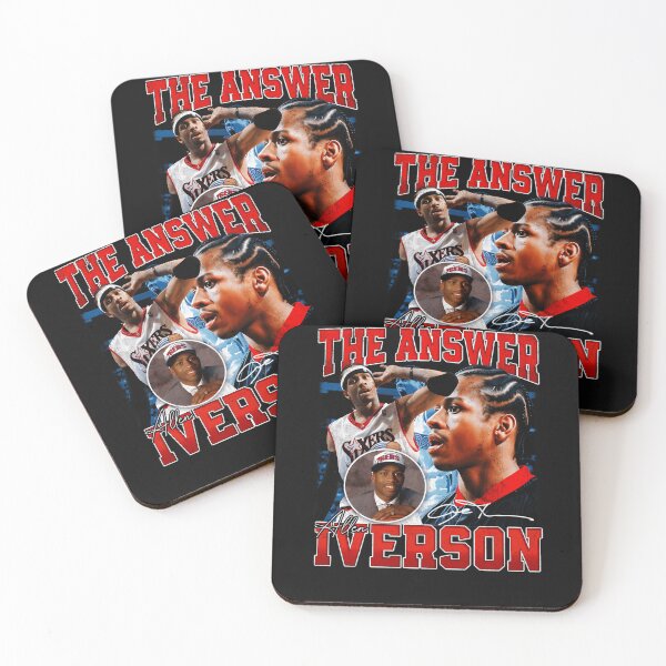 Item preview, Allen-Iverson-The-Answer-Basketball-Signature-Vintage-Retro-80S-90S-Bootleg-Rap-Style designed and sold by letuneur.