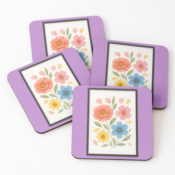 Item preview, Composition of flowers with stem and additional petals ina  frame. designed and sold by AJTees99.