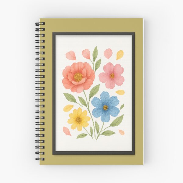 Item preview, Composition of flowers with stem and additional petals ina  frame. designed and sold by AJTees99.