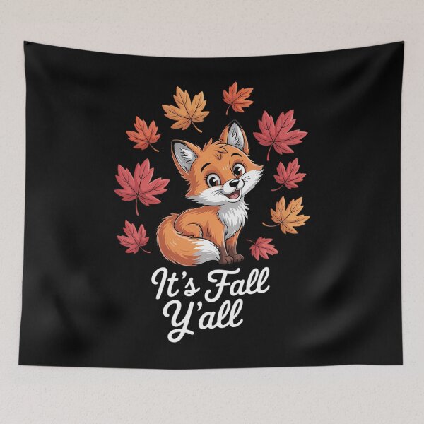 Item preview, Love Fox Thanksgiving Happy Fall Yall Autumn Fall Y´all designed and sold by brynatshop.