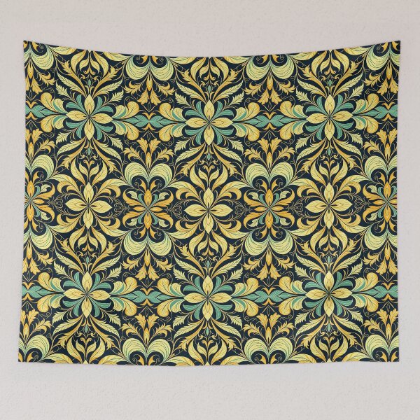 Item preview, Colorful, Flowers & Leaves, Abstract Artistic Stylize, Symmetrical Repeated Texture Pattern (image size 8320x12480) designed and sold by Digital-Davinci.