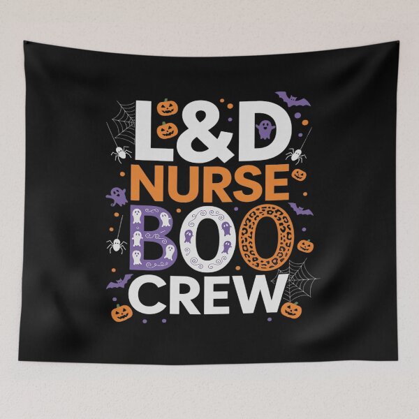 Item preview, L&D Nurse Boo Crew Halloween Theme Nursing Humor designed and sold by tabdejinti.