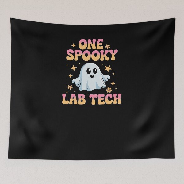 Item preview, Lab Tech Halloween Spooky Lab tech Halloween Laboratory Tech designed and sold by tabdejinti.
