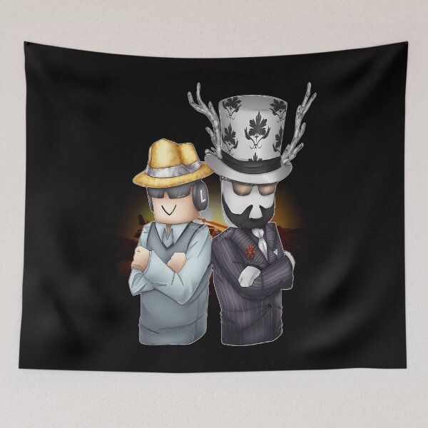 Item preview, Badcc And Asimo Roblox Characters Drawing designed and sold by ABombstore.