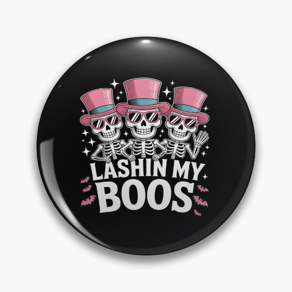 Item preview, Lashin My Boos Halloween Spooky Lash Artist Lash Tech designed and sold by tabdejinti.
