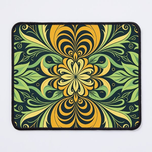 Item preview, Colorful, Flowers & Leaves, Abstract Artistic Stylize, Symmetrical Repeated Texture Pattern (image size 8320x12480) designed and sold by Digital-Davinci.
