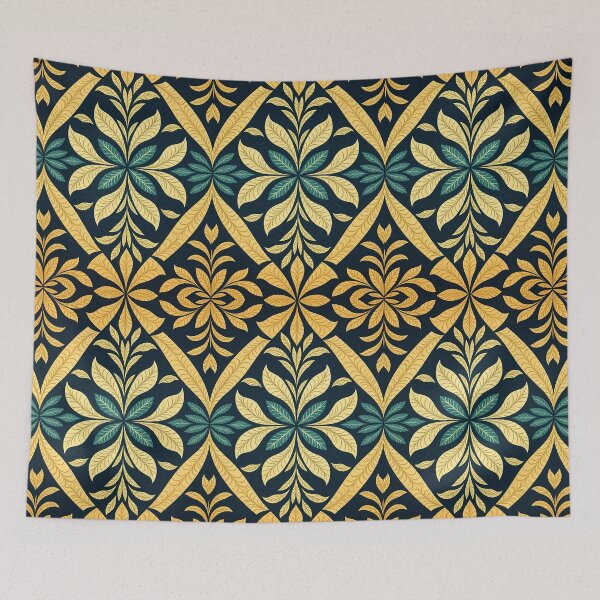 Item preview, Colorful, Flowers & Leaves, Abstract Artistic Stylize, Symmetrical Repeated Texture Pattern (image size 8320x12480) designed and sold by Digital-Davinci.