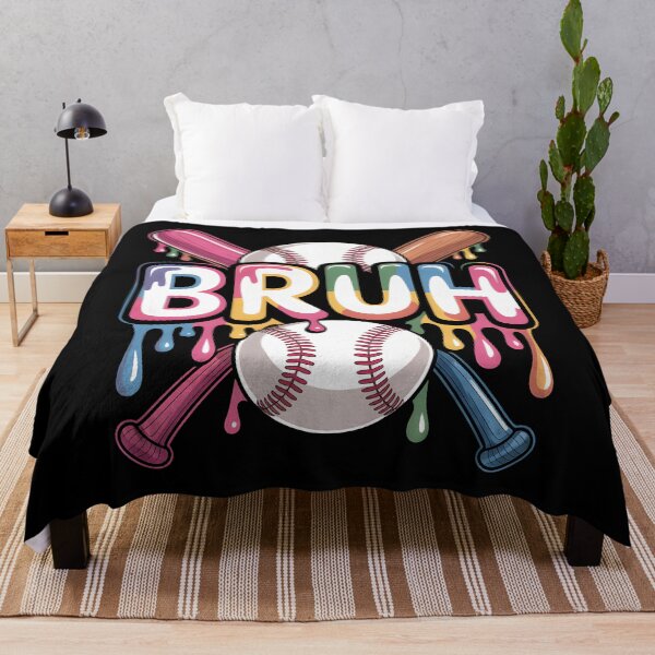 Artikelvorschau, Retro Bruh Baseball Meme Lustige tropfende bunte Grafik entworfen und verkauft von DIT-Artis.
