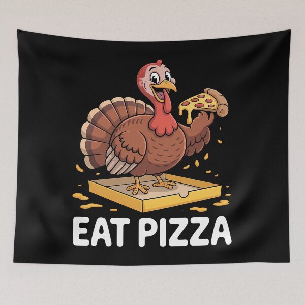 Item preview, Happy Thanksgiving Holiday Dinner Turkey Day Blessed Eat Pizza designed and sold by brynatshop.