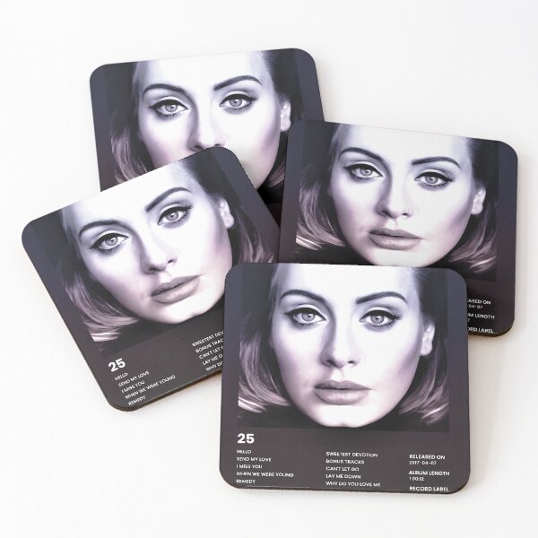 Item preview, Adele-25-Tracklist-Album-Cover designed and sold by quanghuydang.