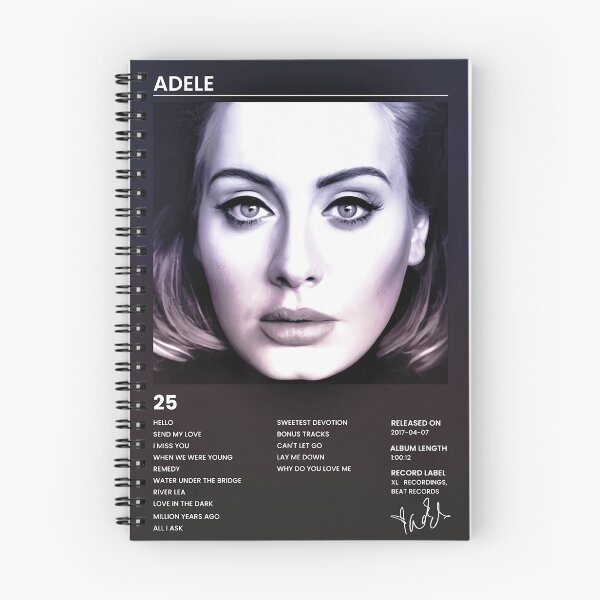 Item preview, Adele-25-Tracklist-Album-Cover designed and sold by quanghuydang.