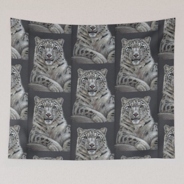 Item preview, The Snow Leopard - Der Schneeleopard designed and sold by Arts & Dogs.