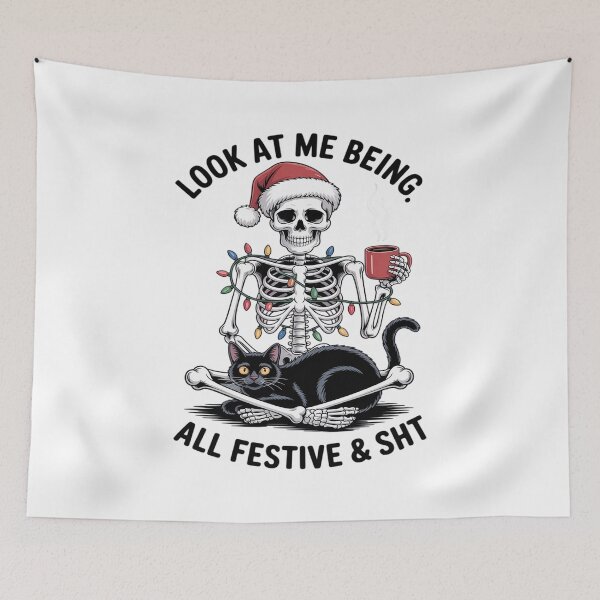 Item preview, Look At Me Being All Festive Christmas designed and sold by ticlitule.