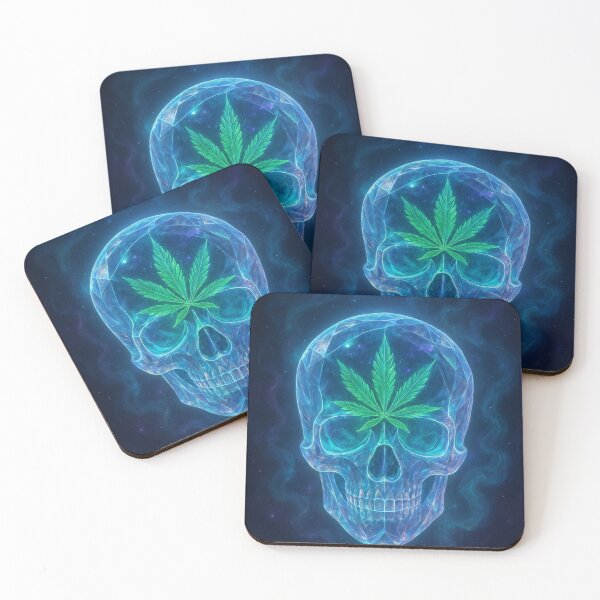 Item preview, cristal canibus weed skull designed and sold by KingzWorld.