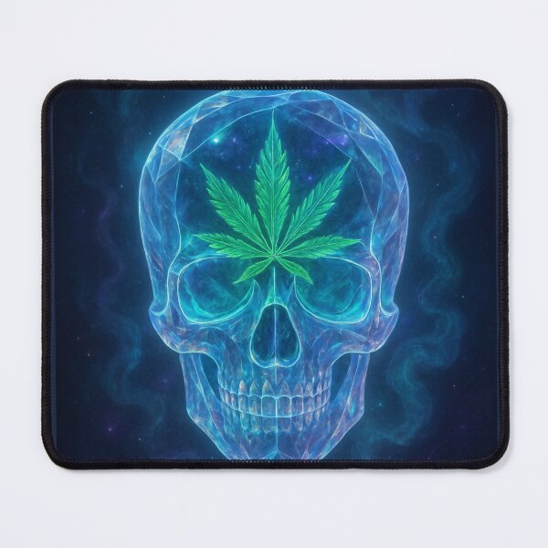 Item preview, cristal canibus weed skull designed and sold by KingzWorld.