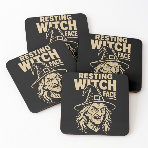 Item preview, Resting Witch Face Halloween Costume Fun designed and sold by LuminOrb.