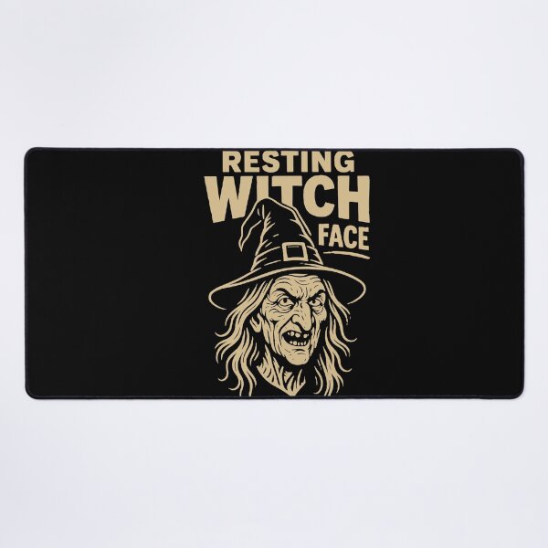 Item preview, Resting Witch Face Halloween Costume Fun designed and sold by LuminOrb.