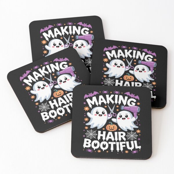 Item preview, Making Hair Bootiful Halloween Spooky Ghosts Hair Stylist designed and sold by ticlitule.
