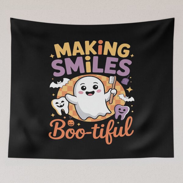 Item preview, Making Smiles Bootiful Halloween Dentist Funny Ghost Dental designed and sold by ticlitule.