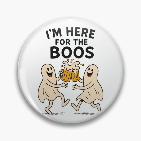 Item preview, I'm Here For The Boos Funny Ghost Saying designed and sold by LuminOrb.