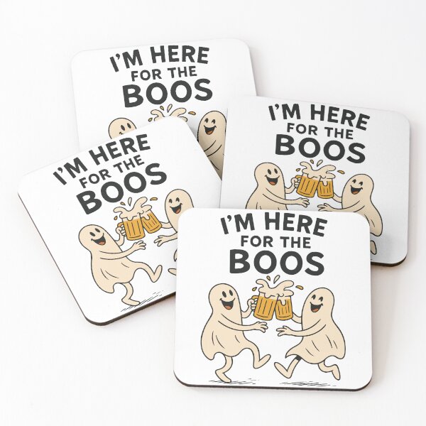 Item preview, I'm Here For The Boos Funny Ghost Saying designed and sold by LuminOrb.