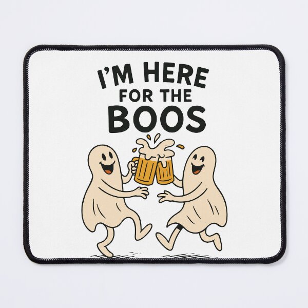Item preview, I'm Here For The Boos Funny Ghost Saying designed and sold by LuminOrb.